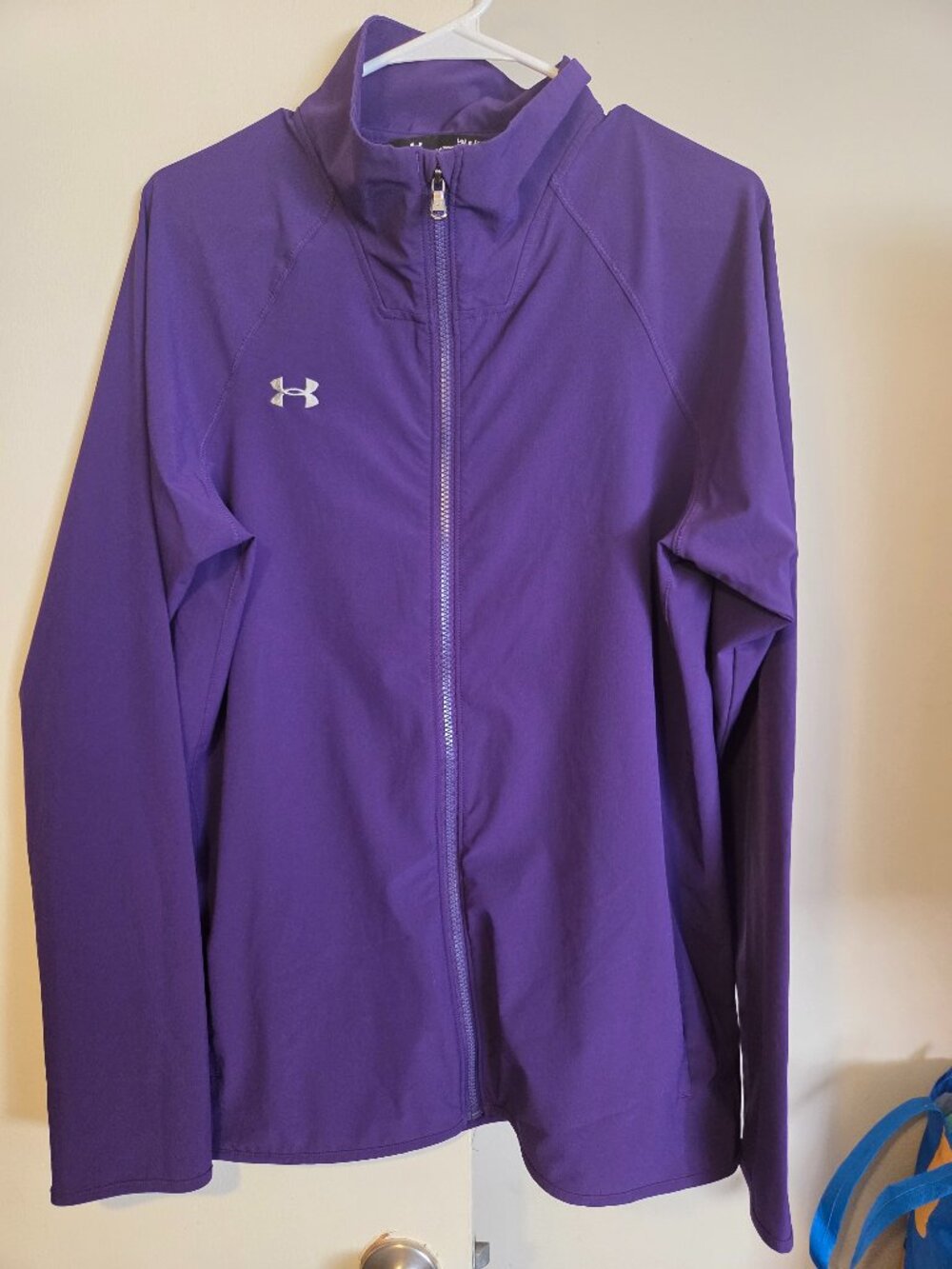 Mens under armour jacket purple size large tall